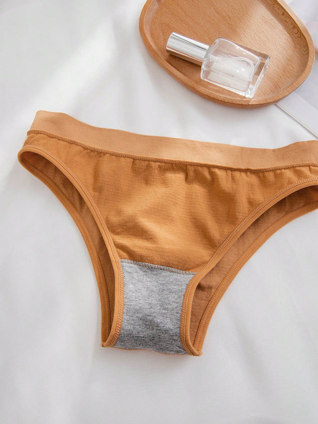 12pcs Solid Simple Panty