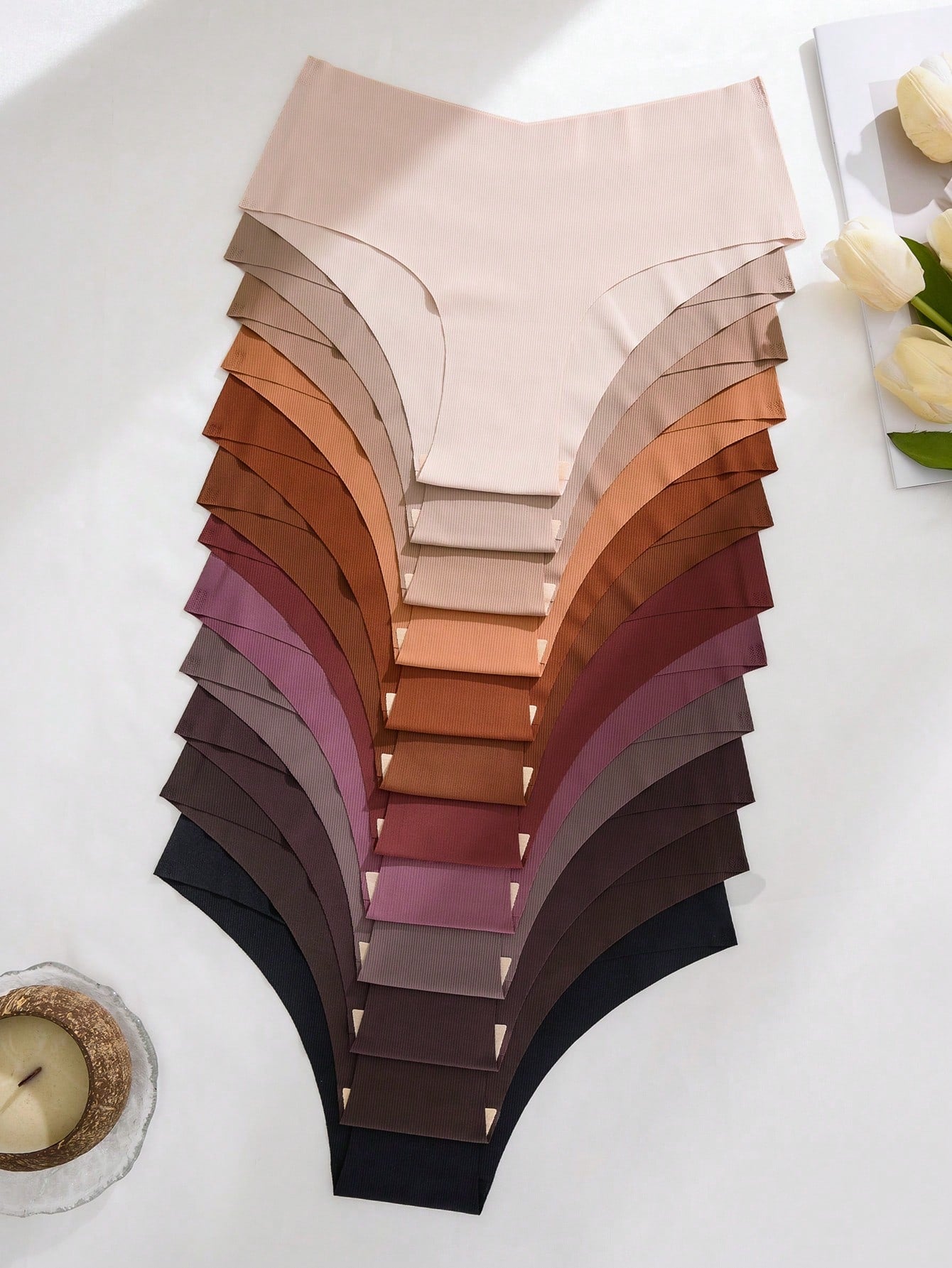 12 Pcs Seamless Brief