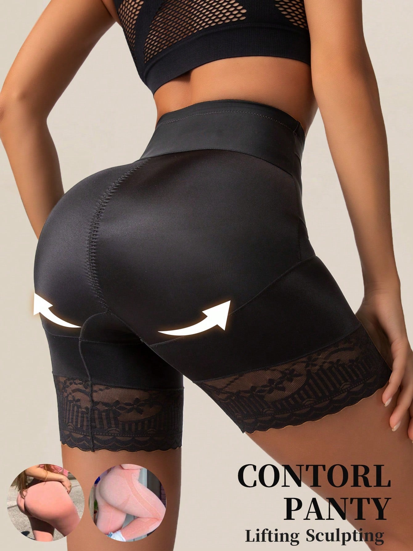 1Pc Seamless High Waist Shaping Panties Women's Slimming Tummy Control Waist Trainer Body Shaper Shapewear Panty Women's Underwear Sheath Flat Belly Woman Lingerie Butt Lifter