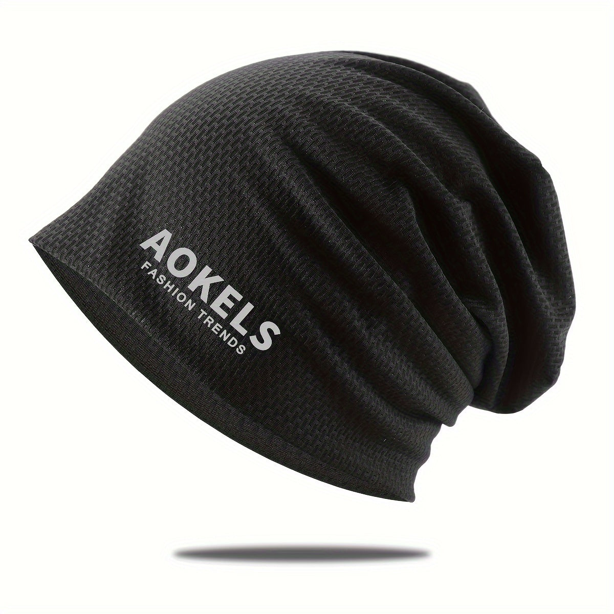 1pc Men's Soft, Skin-friendly, Breathable, Quick-drying Letter Riding Hat, Thin Outdoor Running Cap, Suitable for Daily Wear, Pile Hat
