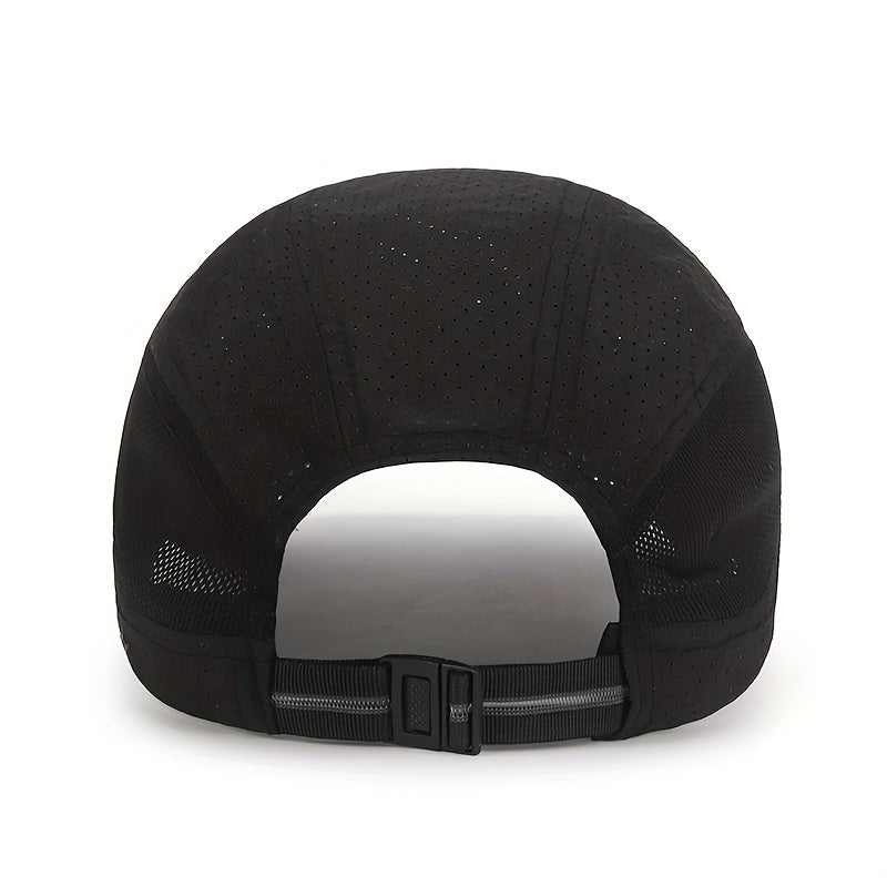 1pc Summer Lightweight Mesh Breathable Beret Cap, Newsboy Cap For Outdoor Running Sports