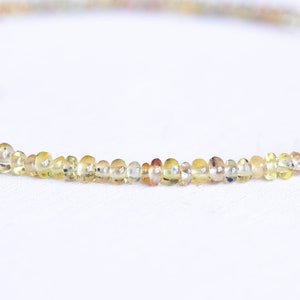 Dainty Songea Sapphire Bracelet with Rose Gold Fill or Sterling Silver
