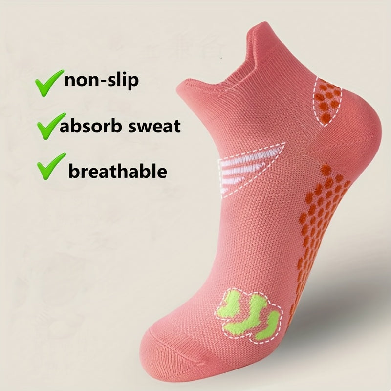 10 Pairs Men's Athletic Compression Socks - Anti-Foam, Breathable & Anti-Slip Arch - Multi-Color Options (White/Black/Blue/Orange/Pink/Navy/Red/Grey/Purple/Beige) - 93% /7% Spandex - Ergonomic Fit for Running, Gym, Training, Marathon - Multi-Color Options