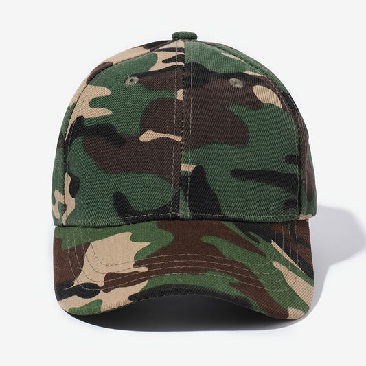 1pc Camouflage Baseball Cap - Adjustable Snapback, Breathable & Lightweight for Outdoor Activities, Casual Style, Hand Wash or Dry Clean, Outdoor Headwear | Camouflage Pattern | Lightweight Hat