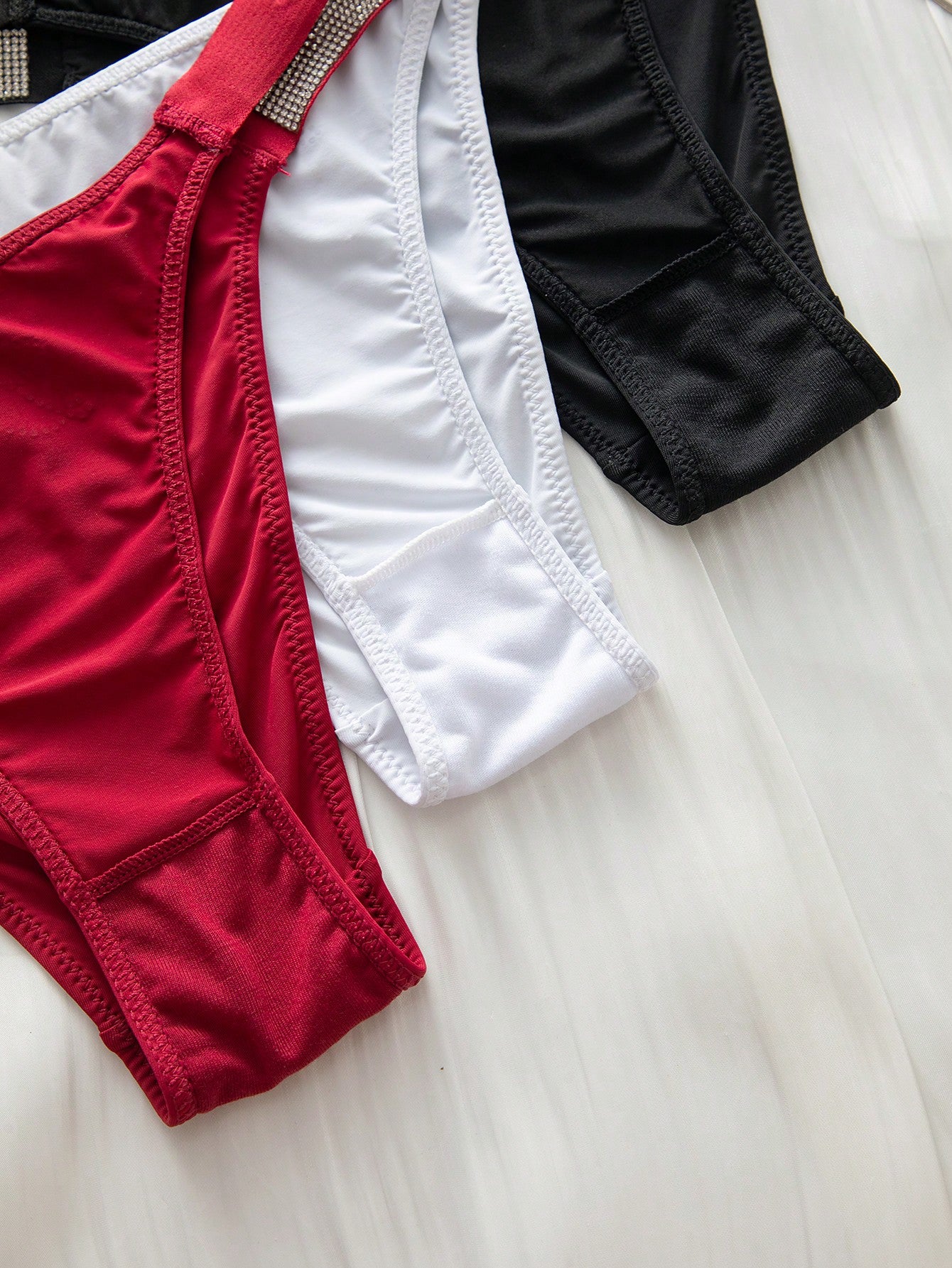 Snug Zone 3pcs Letter Graphic Tape Panty, Rave