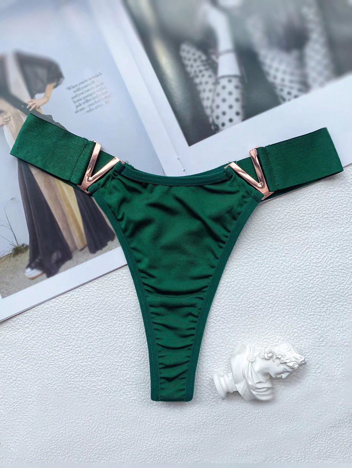 3packs Solid Cut Out Sexy Panties
