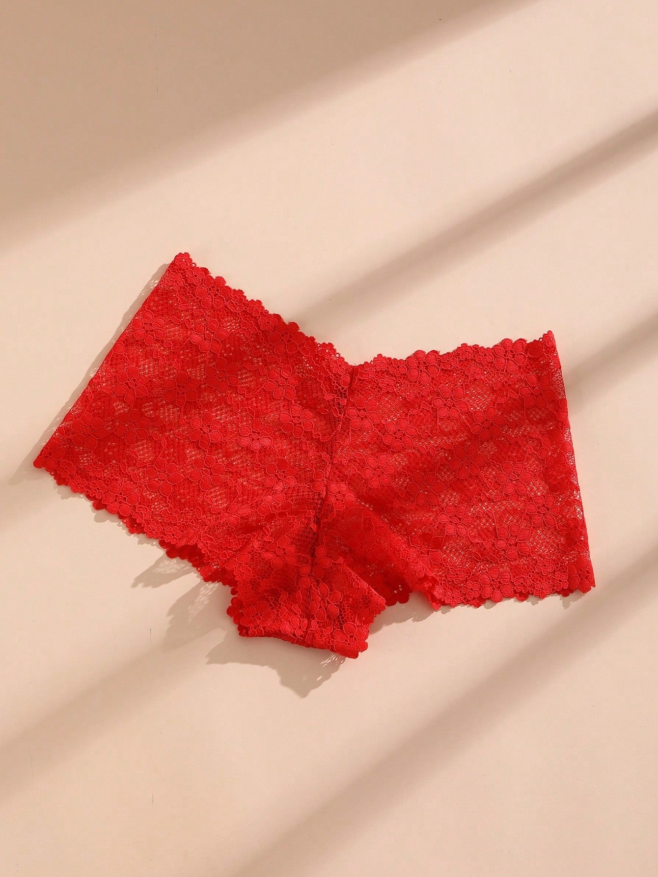 3 Pcs Sexy Women's Lace Comfortable And Breathable Boyshorts Lingerie