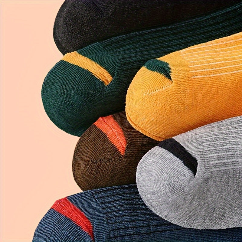 10/20/30 Pairs Simple Colorblock Socks, Soft & Lightweight Low Cut Ankle Socks, Women's Stockings & Hosiery