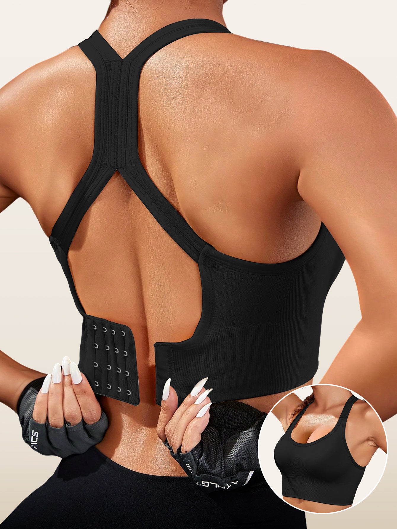 [Sporty Bra] Breathable Sports Bra for Women | Removable Pads, No Underwire, Adjustable Straps, Soft Fabric for Workouts & Casual Wear
