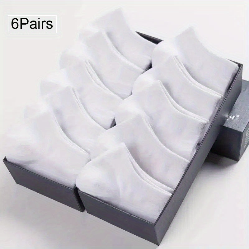 [No Show Socks] 6 Pairs/15 Pairs/30 Pairs Women's No Show Socks - Breathable Polyester & Spandex Blend, Invisible Low Cut Ankle Socks for Spring & Summer, Classic Black, White, Gray, Thin, Boat Socks