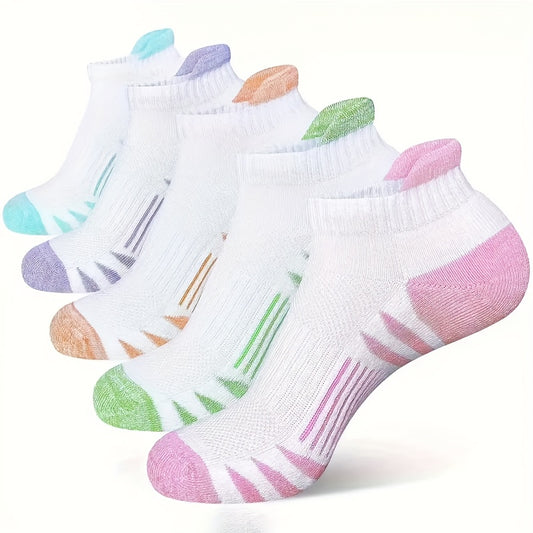[Compression Ankle] Comfortmax 10/5 Pairs Compression Ankle Socks | Breathable, Cushioned Sports Lining with Arch Support And Low Cut Design | Suitable for Running And Casual Wear
