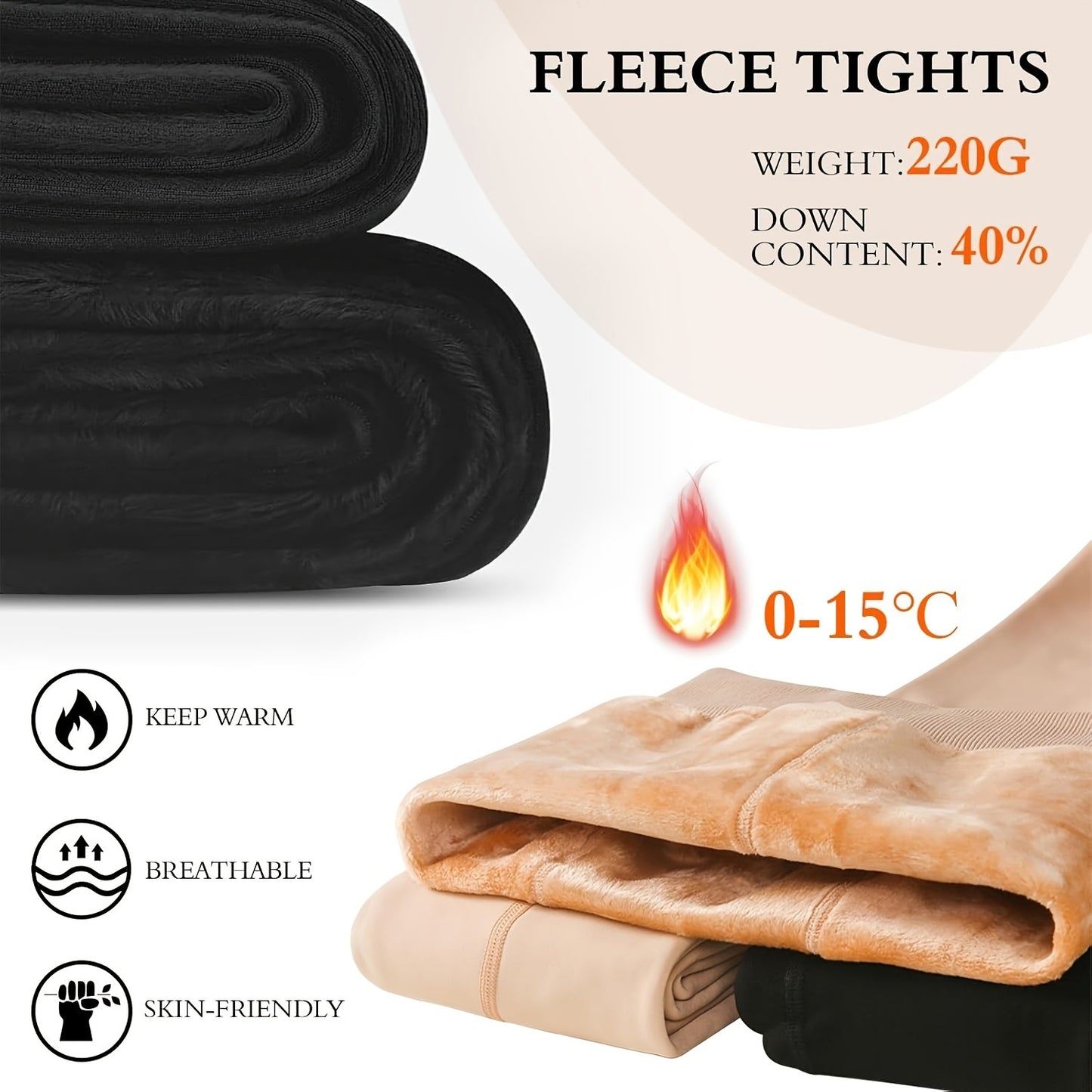 1/2pcs of spring and summer pantyhose spring and autumn thickened pantyhose velvet and fleece heat can be worn outside with versatile thick black autumn and winter warm leggings