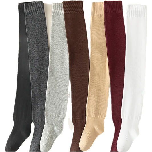 1 Pair - Extra Large Over-the-Knee Socks for Men, Long Tube Socks with Glue-Adhesive Toe to Prevent Slipping, High-Thigh Socks