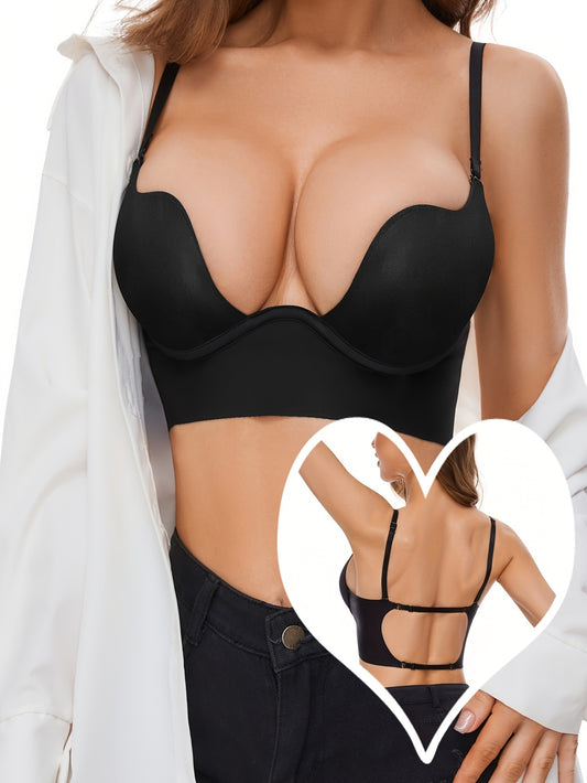 [U-Shaped Back Bra] Seamless U-Shaped Back Bra with a Pure And Alluring Design