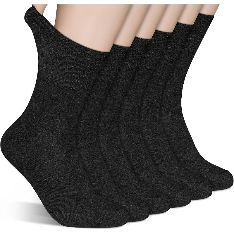 10 Pairs Diabetic Socks - Extra Wide Width, Seamless Toe & Breathable Edge, & - Lace-Free Opening, Elastic Comfort Fit - Ideal for Men & Women, Elderly - Diabetes, Neuropathy, Swelling - Medical Socks (10-Pair Pack) - Hand Wash or Dry Clean, Solid Color,