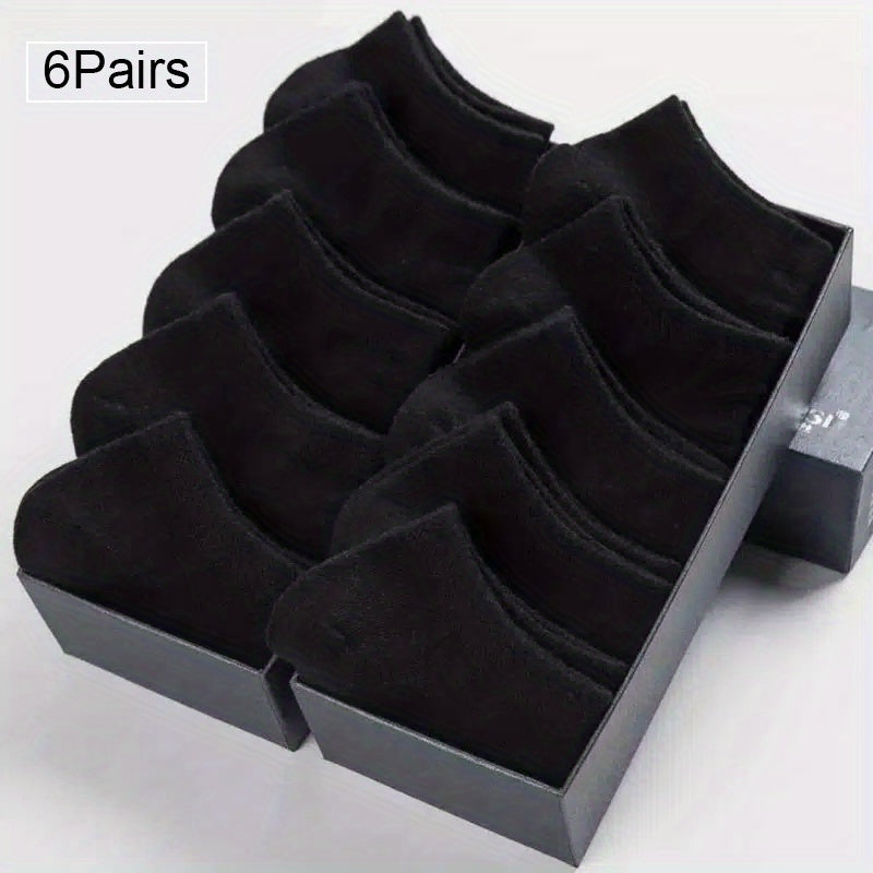 [No Show Socks] 6 Pairs/15 Pairs/30 Pairs Women's No Show Socks - Breathable Polyester & Spandex Blend, Invisible Low Cut Ankle Socks for Spring & Summer, Classic Black, White, Gray, Thin, Boat Socks