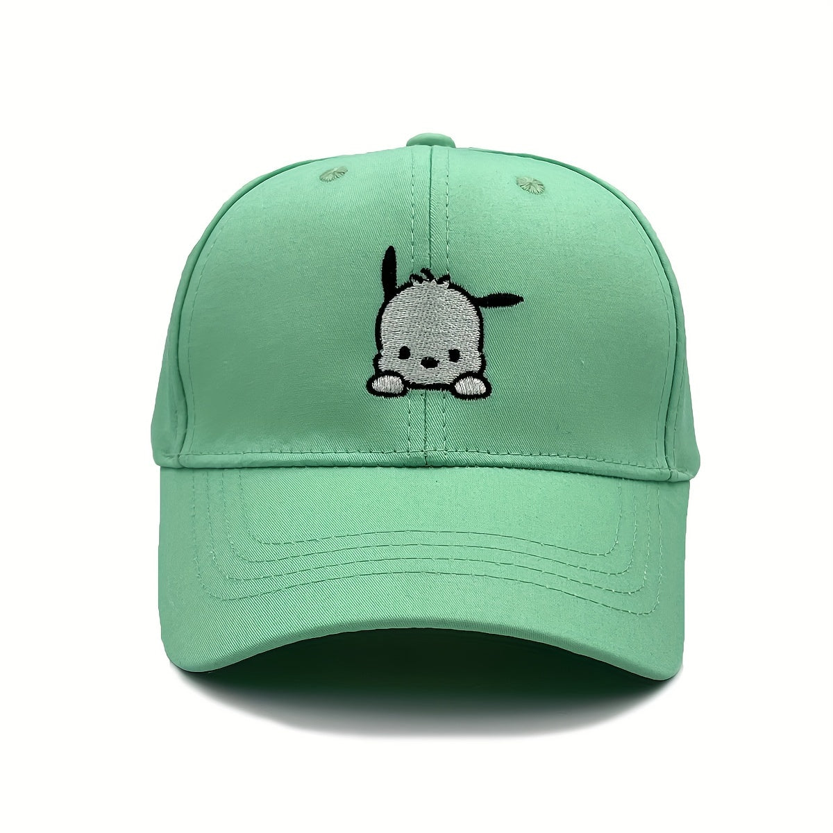 [Sanrio Anime Hat] Sanrio Hello Kitty Cinnamoroll Kuromi Melody Embroidered Baseball Caps | Elastic Adjustable Snapback, Pastel Colors, Machine Washable, Casual Sun Hat for Women & Anime Fans