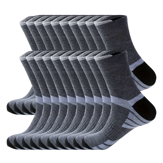 20 Pairs of Men'S Long Socks for Autumn And Winter, Knee-High Sports Socks.