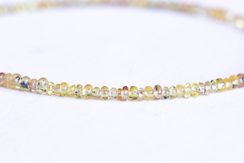 Dainty Songea Sapphire Bracelet with Rose Gold Fill or Sterling Silver